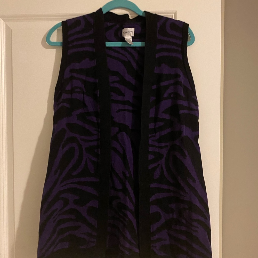 Zebra Stripe Sweater Vest